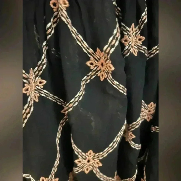 Johnny Was Iman Embroidered button down blouse s/m - Picture 5 of 9